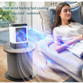 Portable USB Air Conditioner Fan – 3-Speed Mini Desktop Air Cooler with LED Night Light for Home, Office, Bedroom & Camping